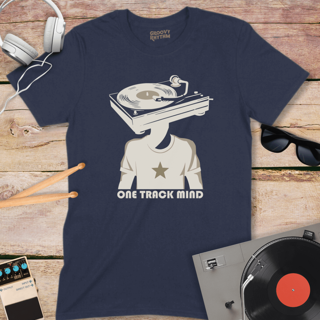 One Track Mind Vinyl Tee