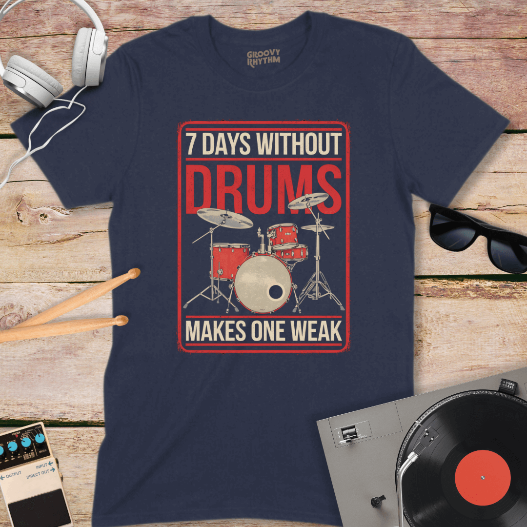 7 Days Without Drums Tshirt