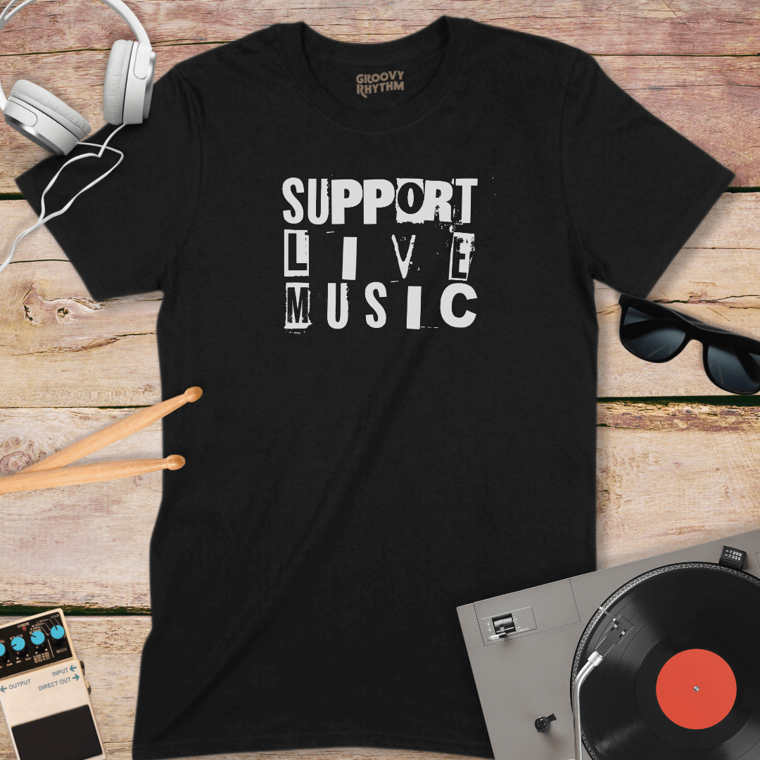 Support Live Music T-Shirt