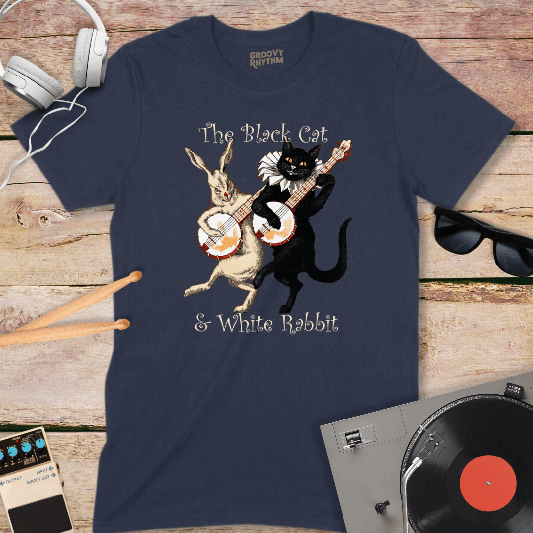 Black Cat White Rabbit Tee