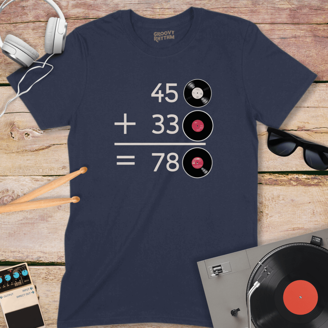 Vinyl Music Math Tshirt