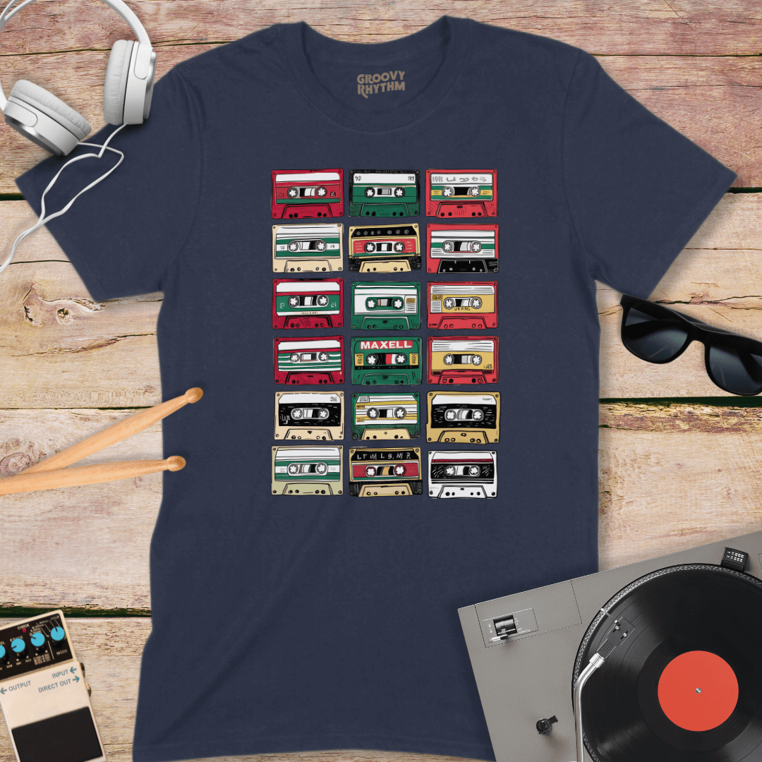 Wall of Cassettes Tee