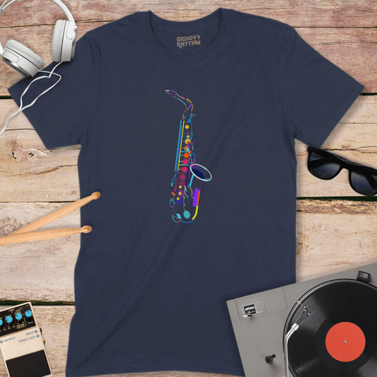 Colorful Sax T-Shirt