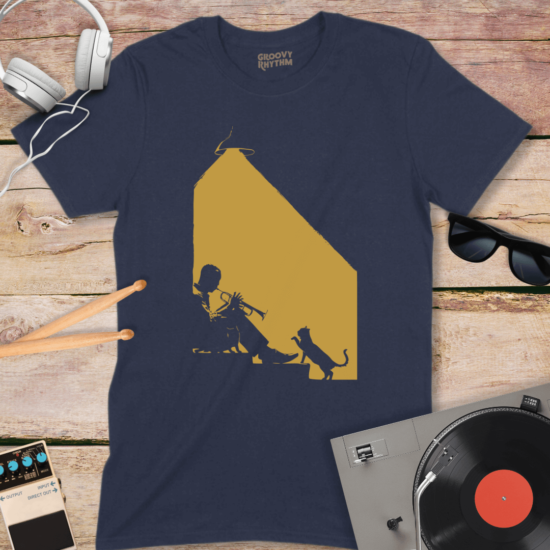 Jazz Cats Listening T-Shirt