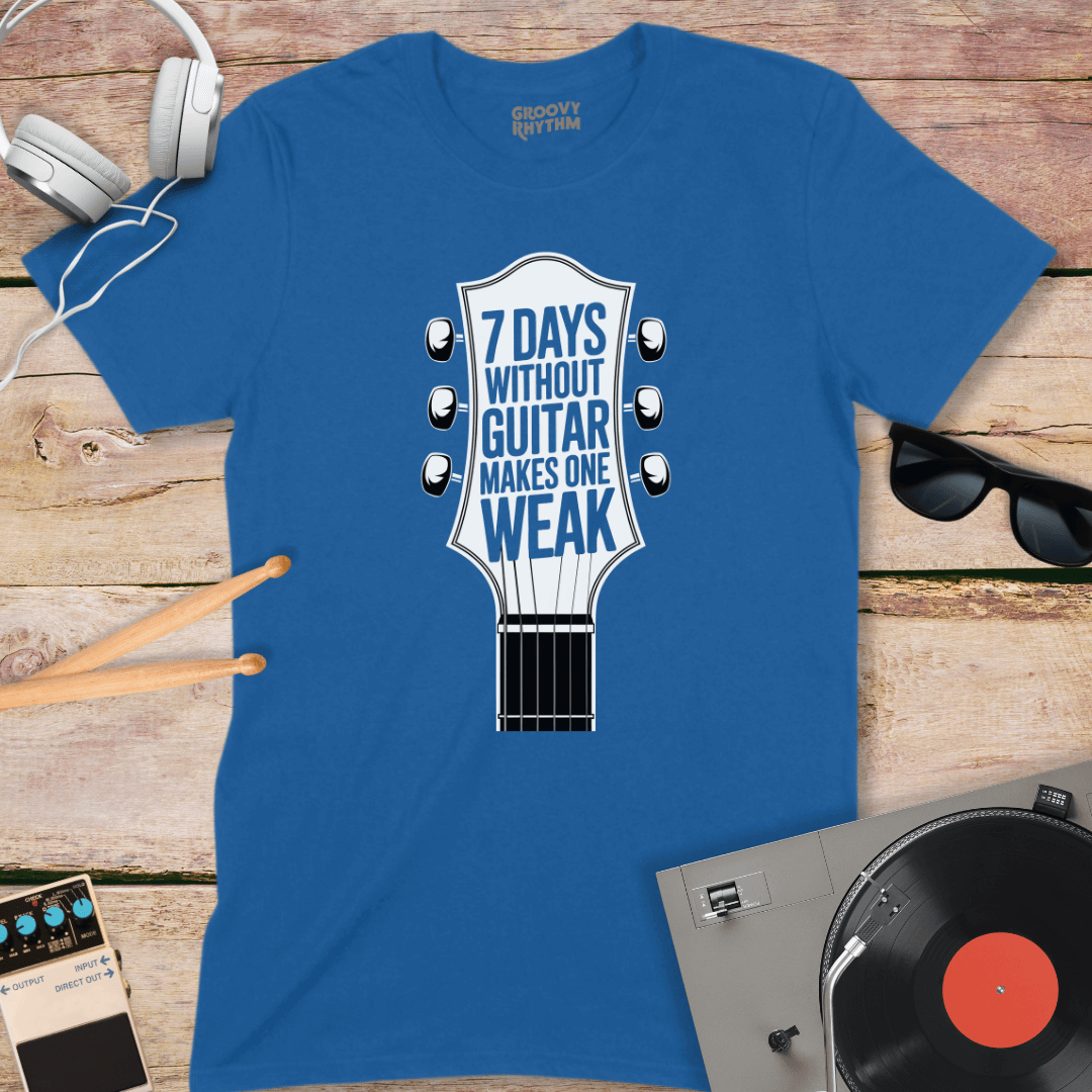 7 Days Without Guitar Tshirt