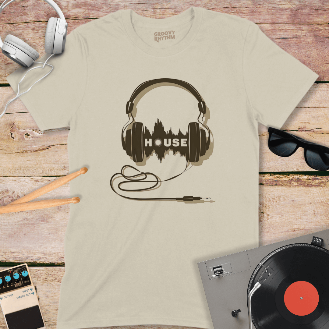 House Music Heaphone Tee