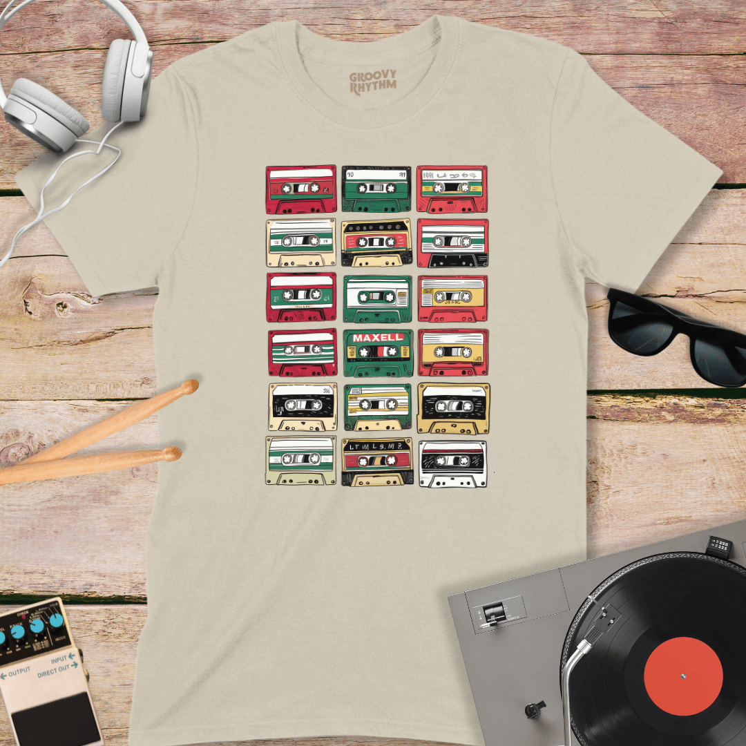 Wall of Cassettes Tee