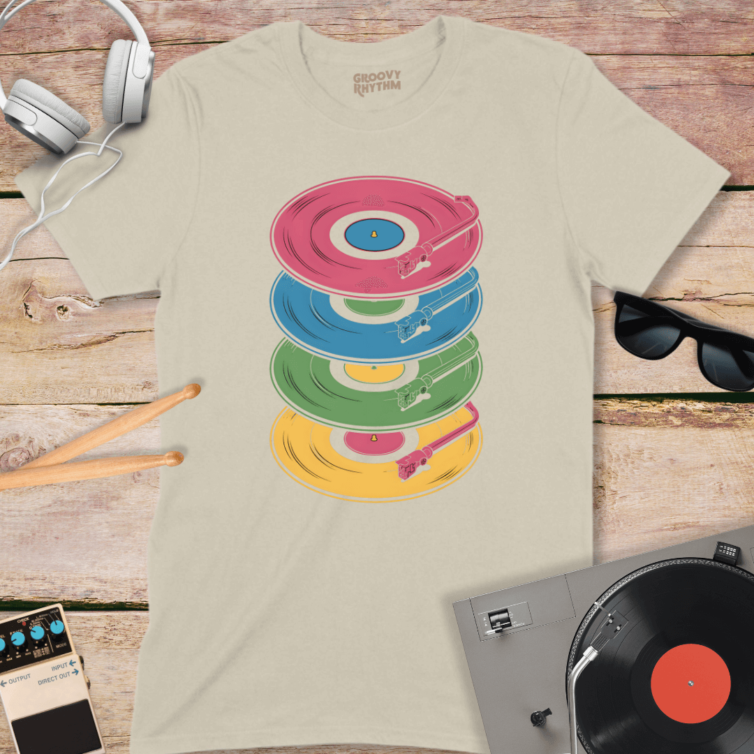 Pop Art Stack Vinyl Tshirt