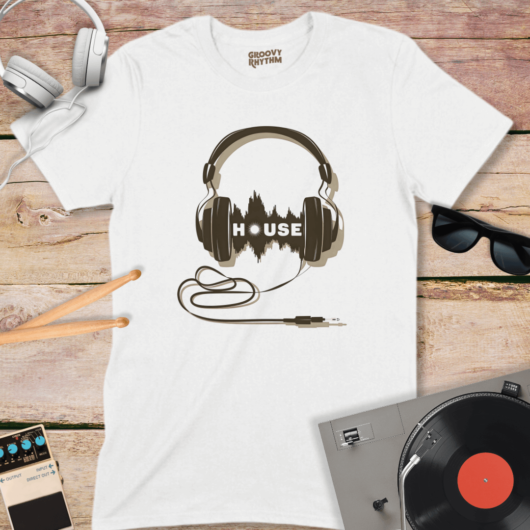 House Music Heaphone Tee