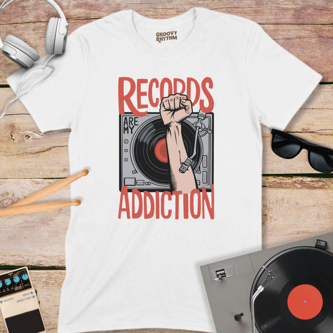 Records Are My Addiction T-Shirt