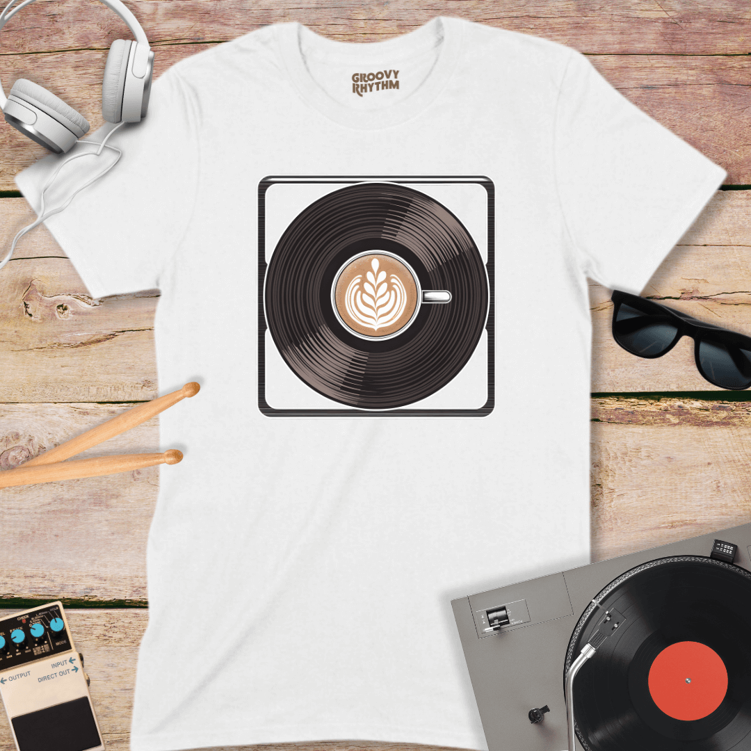 Cappuccino Record Tee