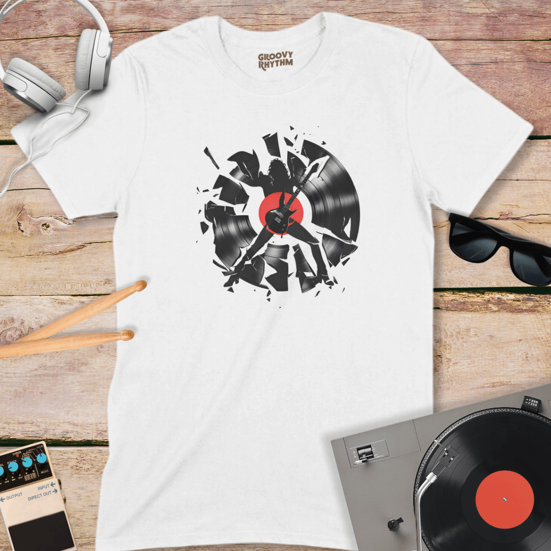 Shattered Vinyl Guitarist Tee