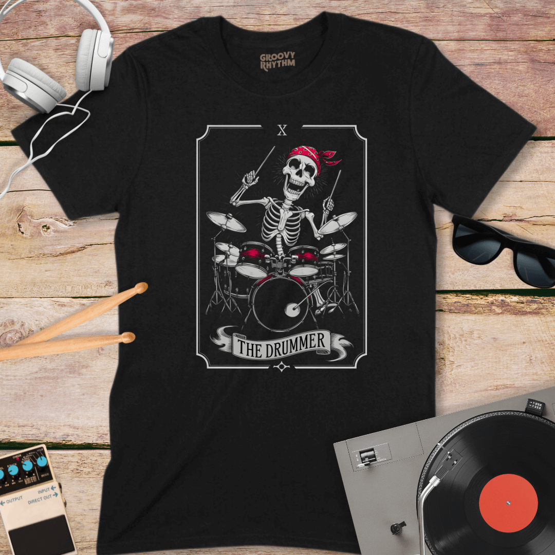 The Drummer Tarot Card T-Shirt